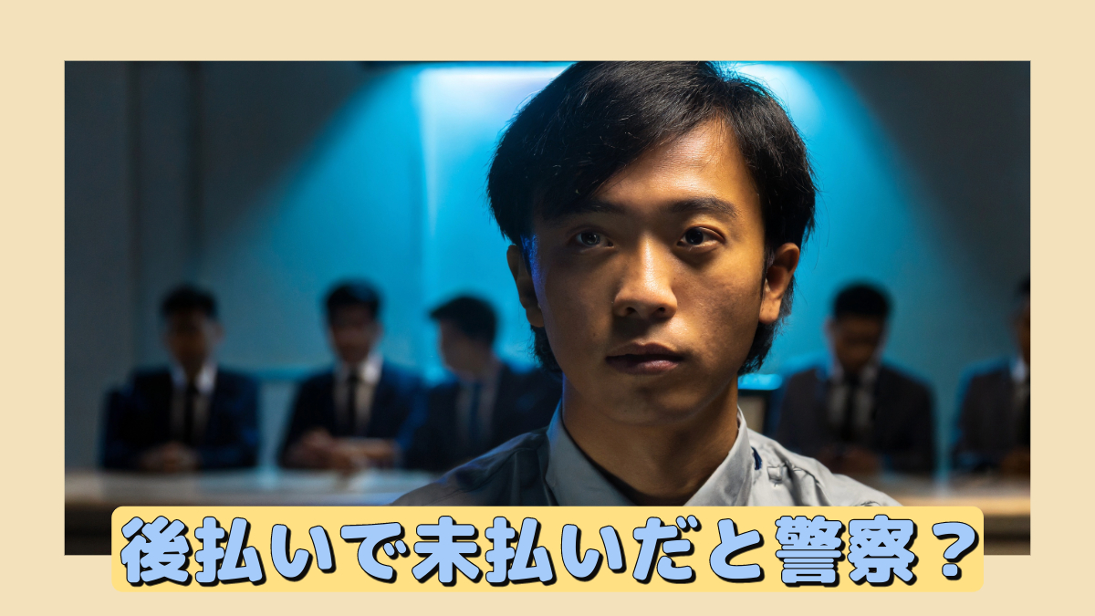 後払いで未払いだと警察？法的措置？先延ばしする方法もある
